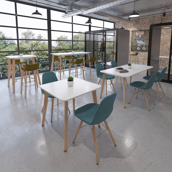 Saxon Square Meeting Table